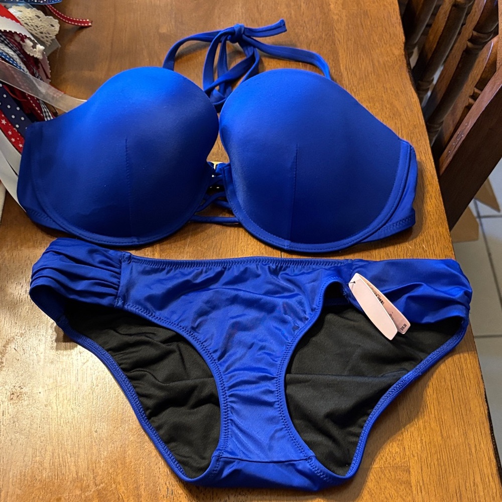Victoria's Secret Royal Blue Bikini Set